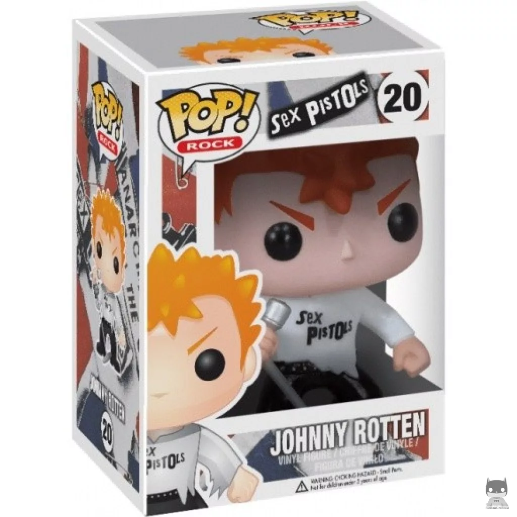 Figurine Funko POP Johnny Rotten avec boîte