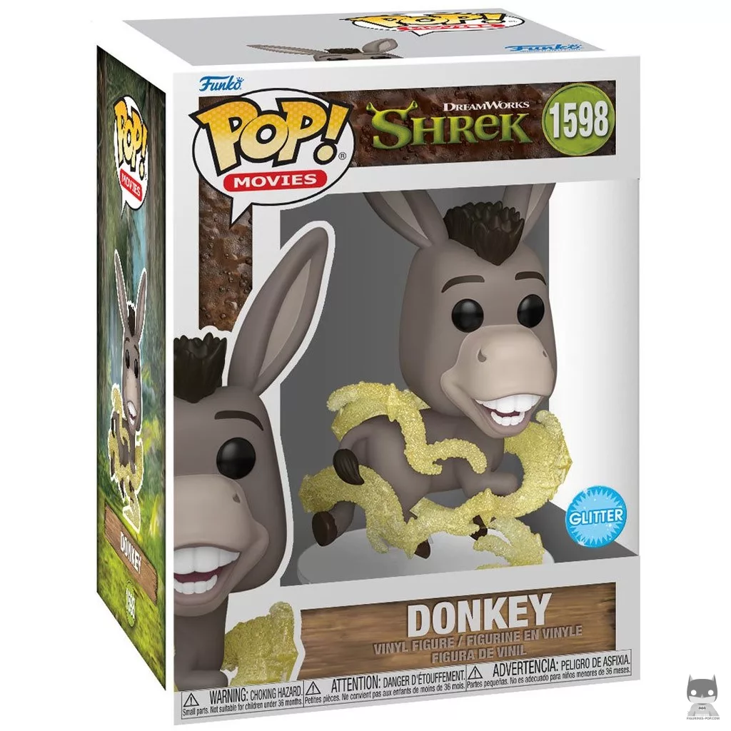 Figurine Funko POP L'Âne (Glitter) avec boîte