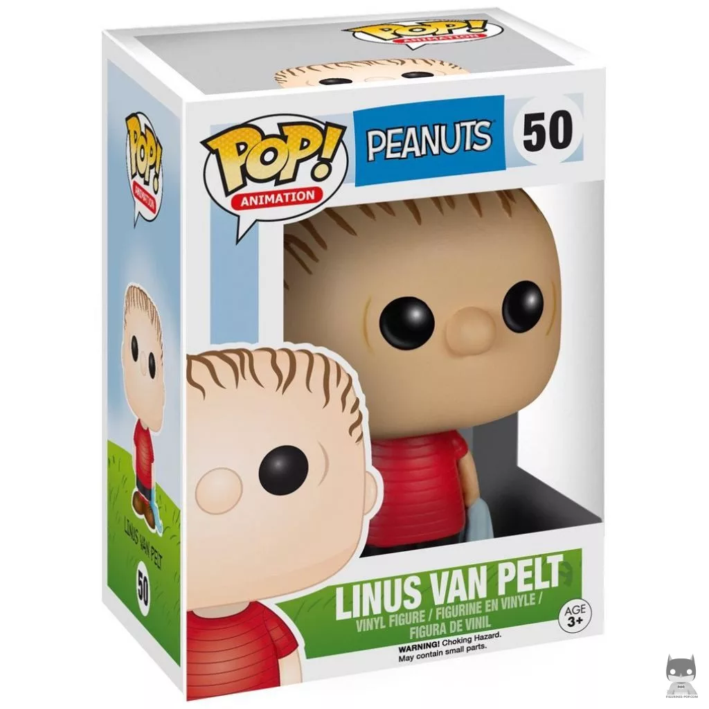 Figurine Funko POP Linus van Pelt avec boîte