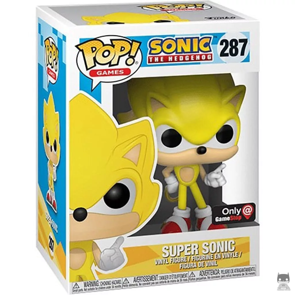 Figurine Funko POP Super Sonic avec boîte