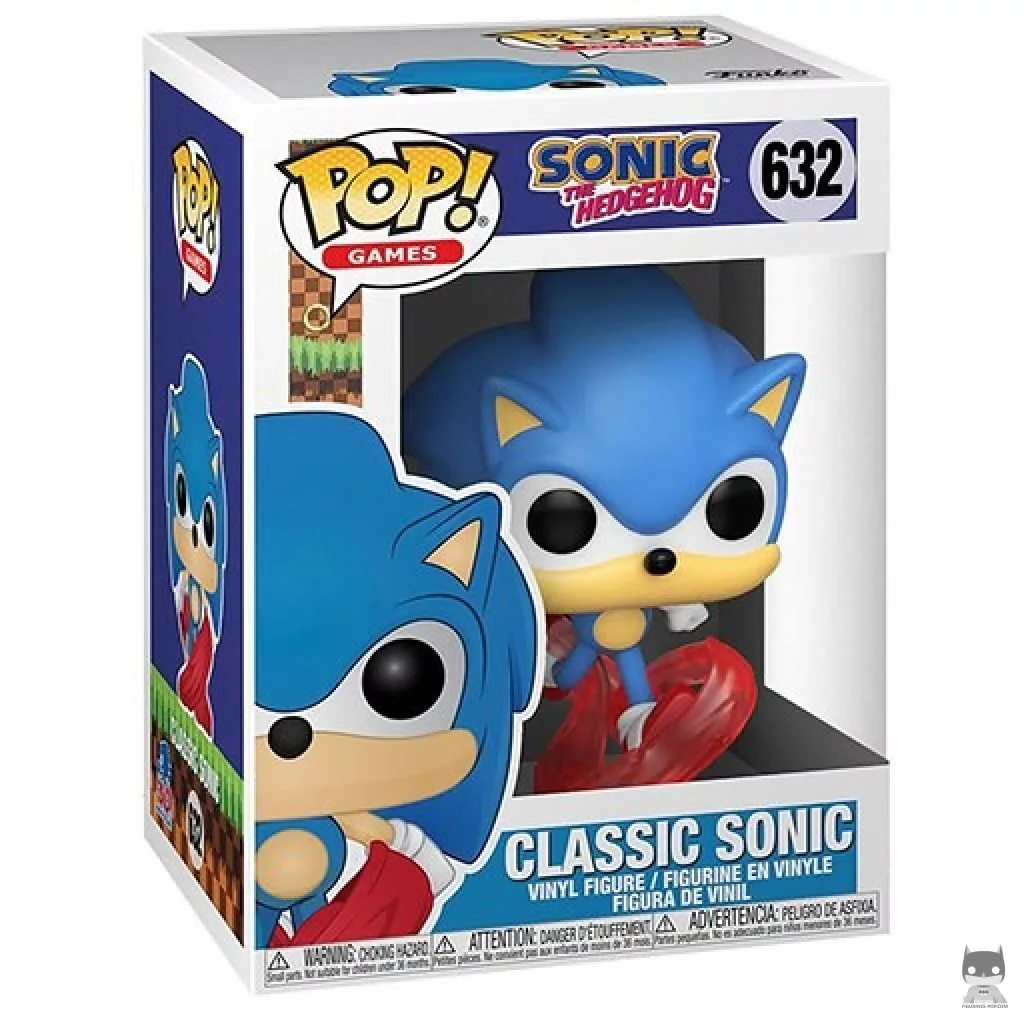 Figurine Funko POP Sonic Classique avec boîte