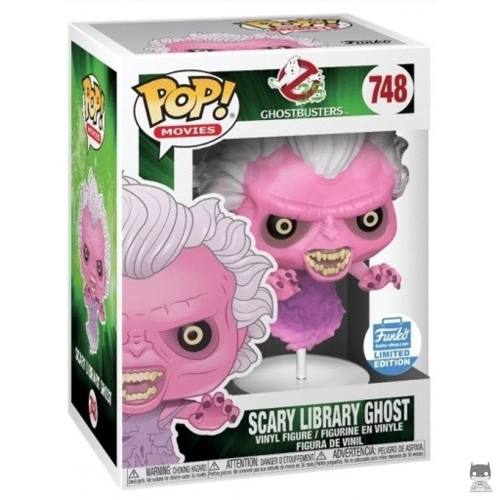 Figurine Funko POP Le Fantôme Effrayant de la Bibliothèque (Translucent) avec boîte