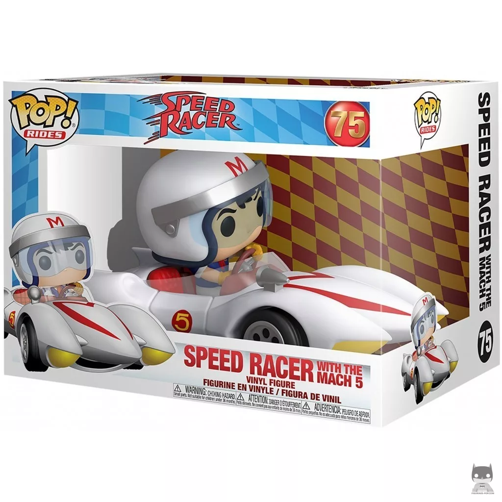 Figurine Funko POP Speed Racer avec Mach 5 avec boîte