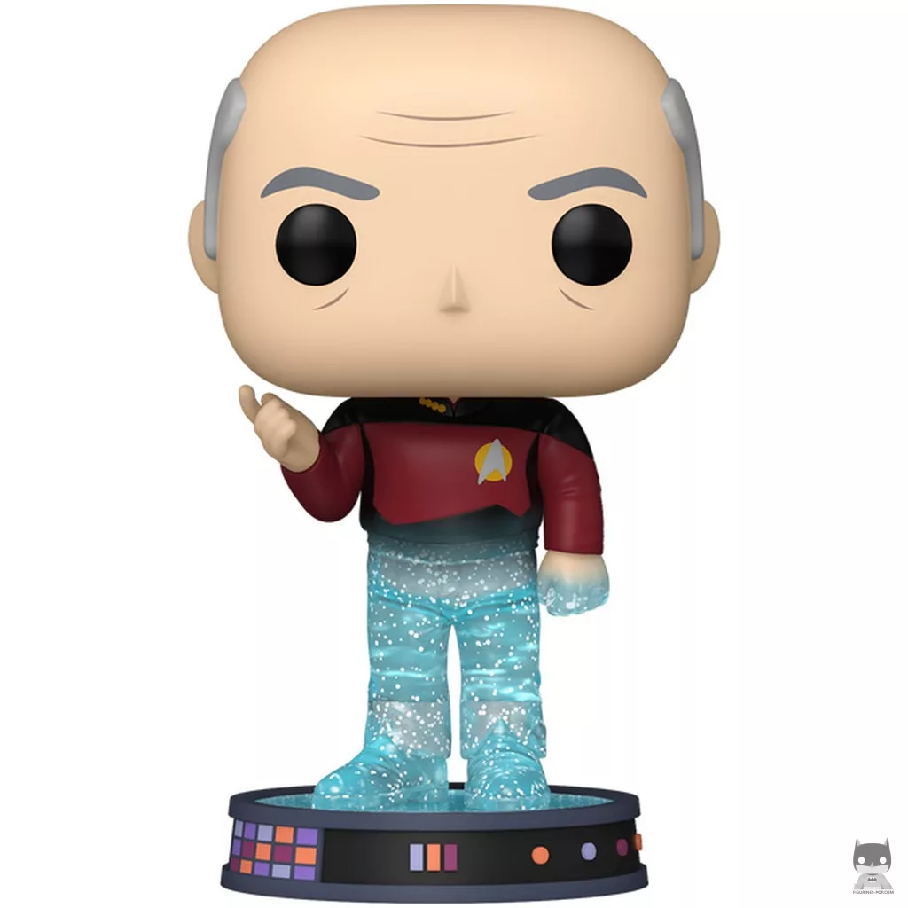 Figurine Funko POP Jean-Luc Picard (Glitter) avec boîte
