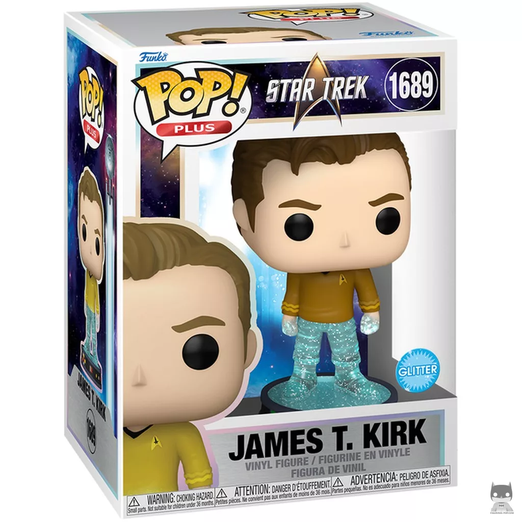 Figurine Funko POP James T. Kirk (Glitter) (Star Trek)