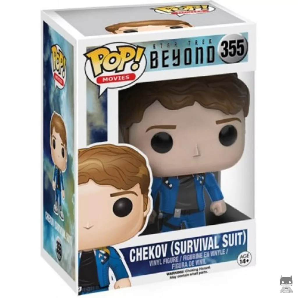 Figurine Funko POP Chekov (combinaison de survie) avec boîte
