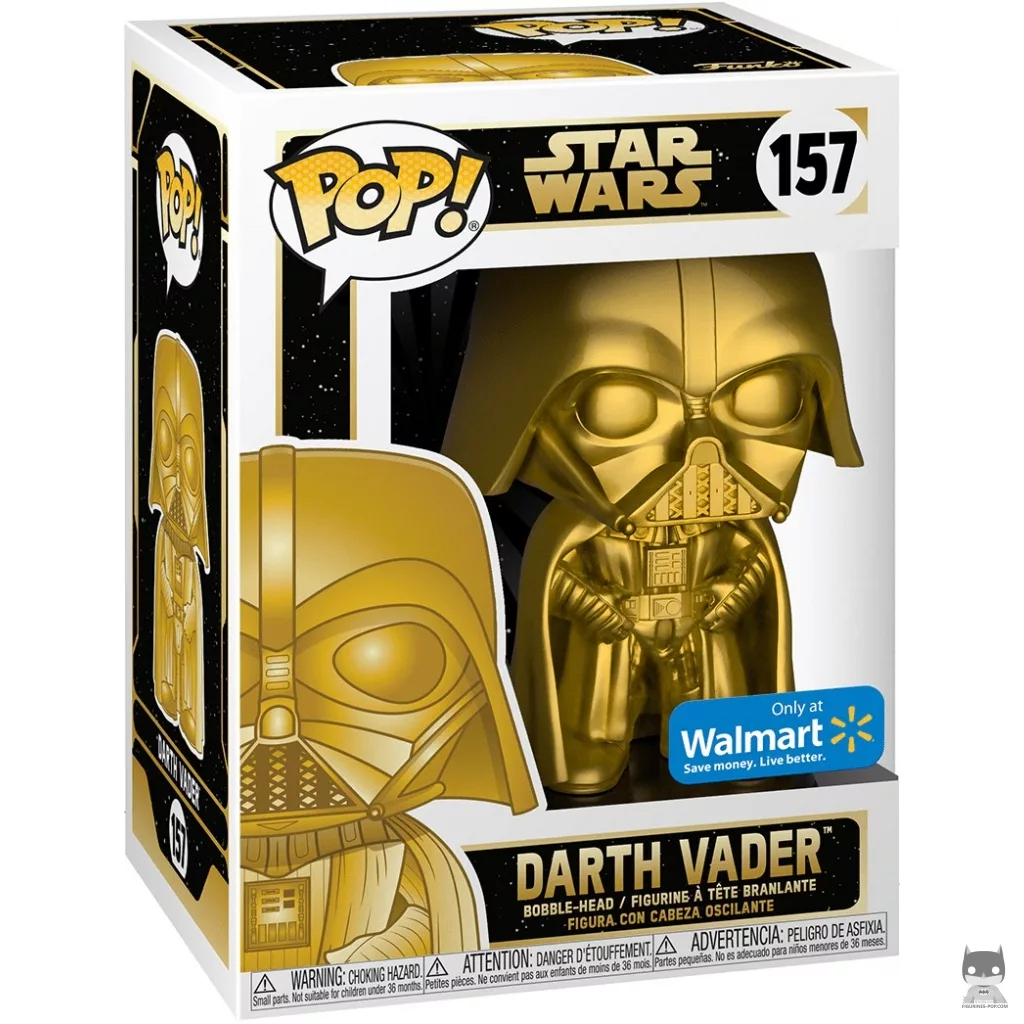 Figurine Funko POP Dark Vador (Doré) avec boîte