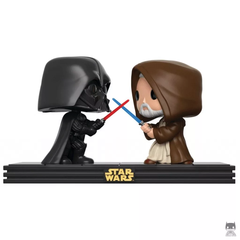 Figurine Funko POP Duel Dark Vador & Obi Wan Kenobi (Star Wars : Episode IV, Un nouvel espoir)
