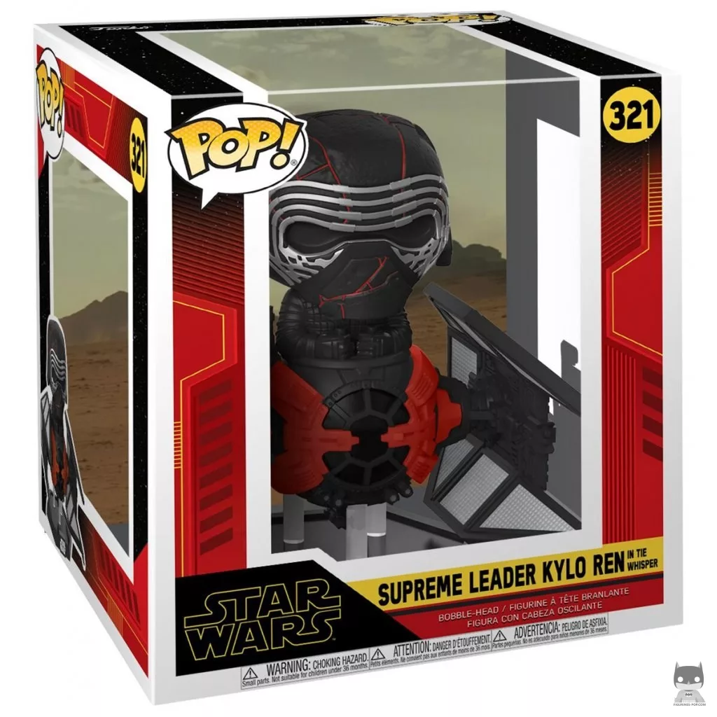Figurine Funko POP Supreme Leader Kylo Ren sur TieE Whisper avec boîte