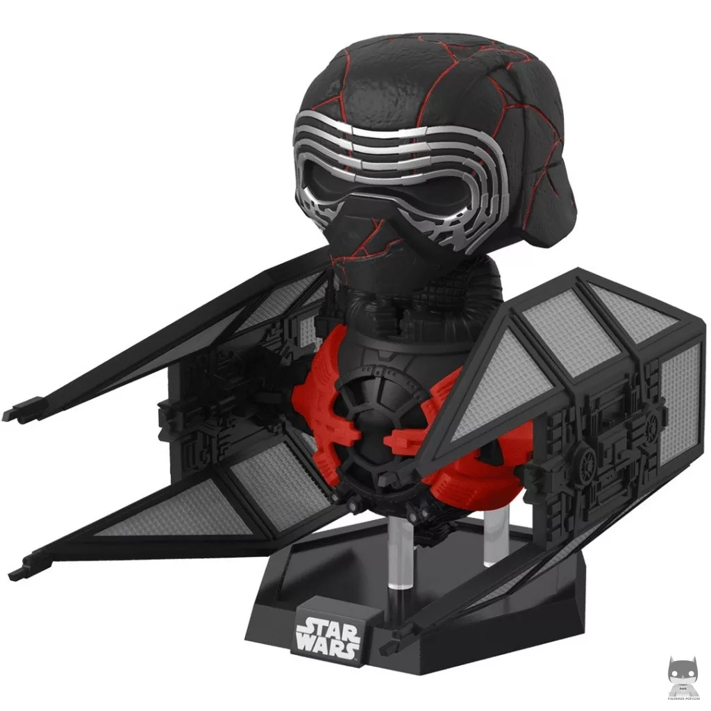 Figurine Funko POP Supreme Leader Kylo Ren sur TieE Whisper (Star Wars Episode IX, L'Ascension de Skywalker)