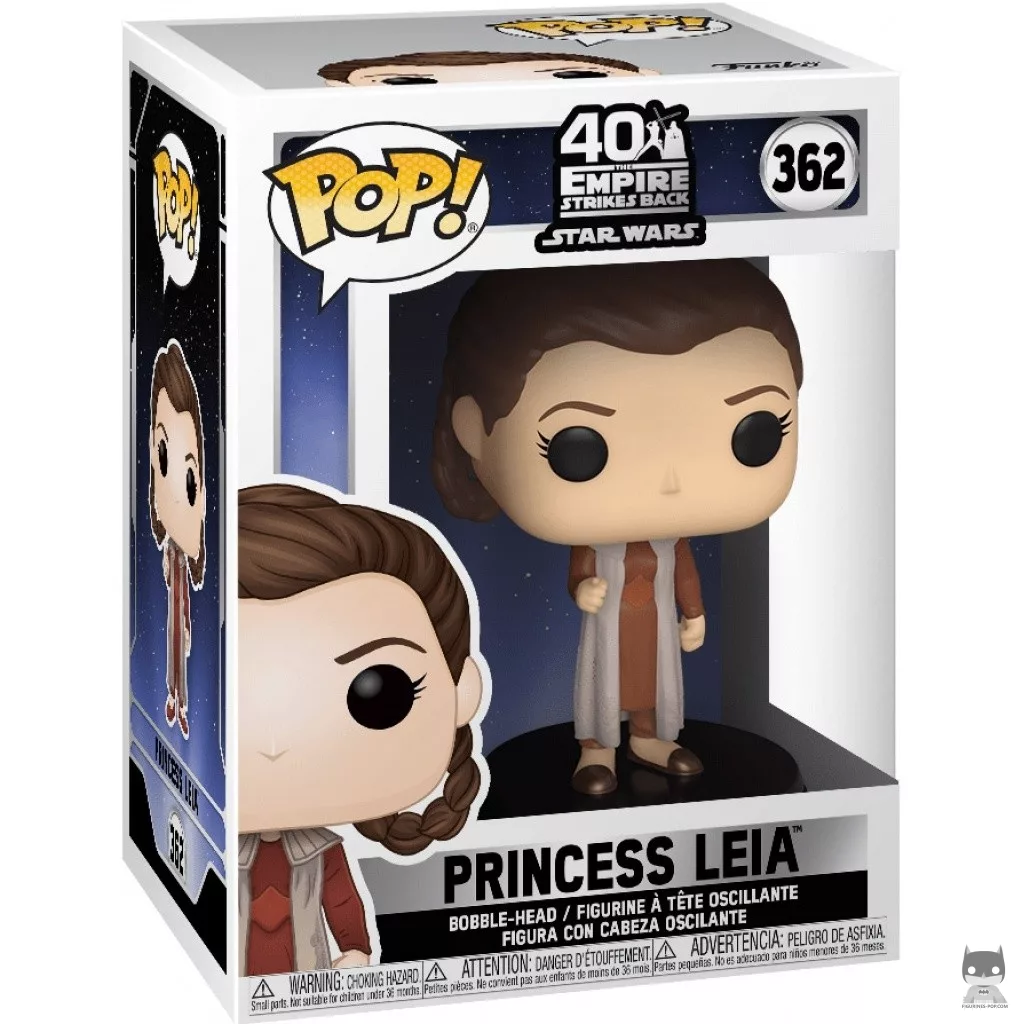 Figurine Funko POP Princesse Leia avec boîte