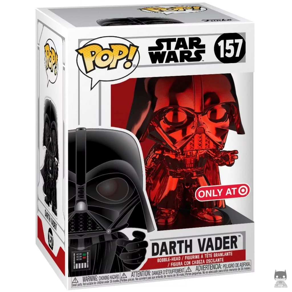 Figurine Funko POP Dark Vador (Rouge) avec boîte