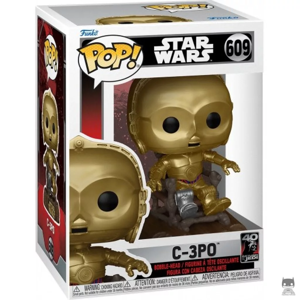 Figurine Funko POP C-3PO avec boîte