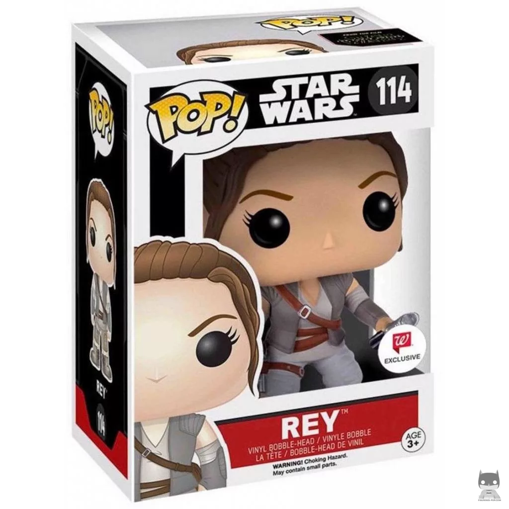 Figurine Funko POP Rey en Tenue de la Résistance avec boîte