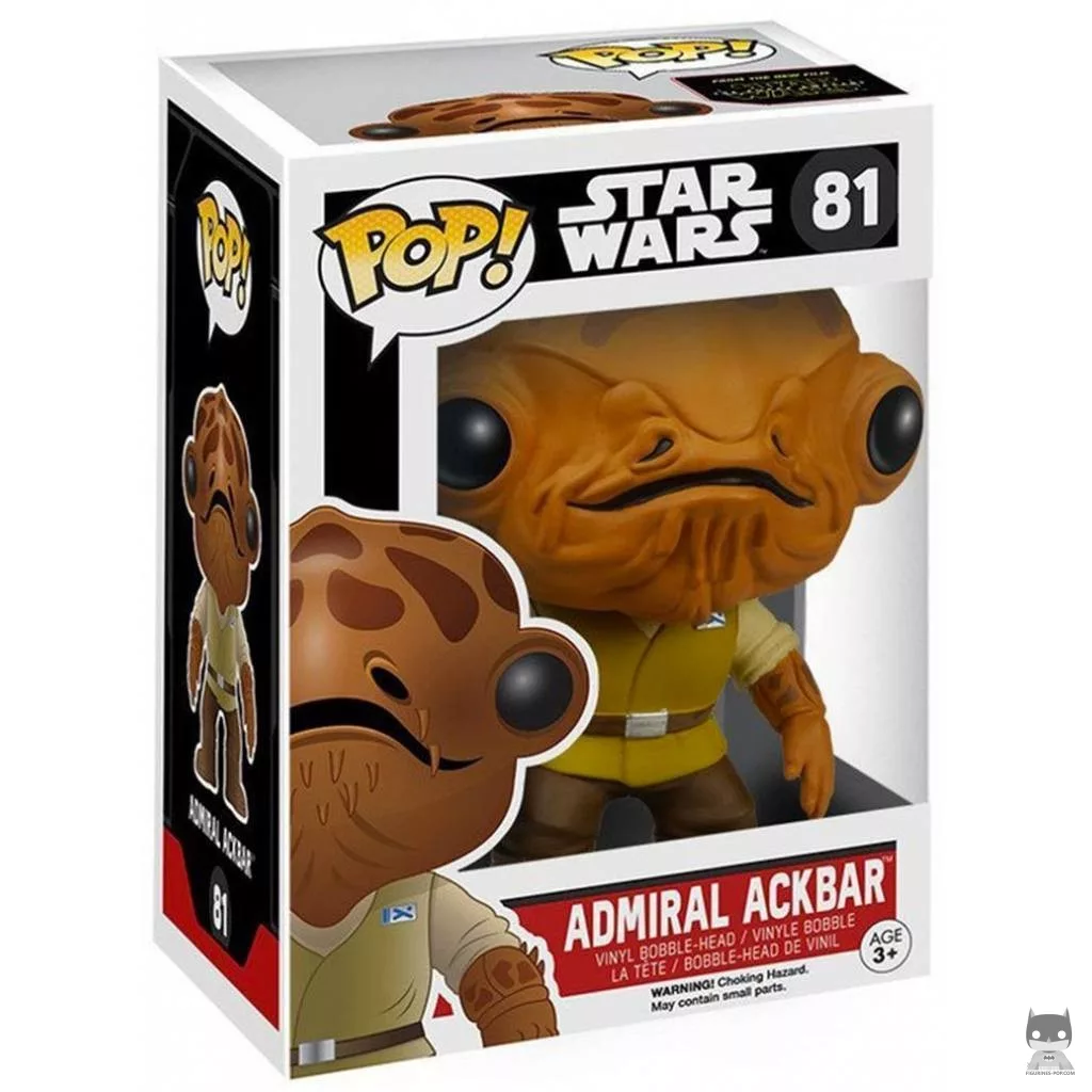 Figurine Funko POP Amiral Ackbar avec boîte