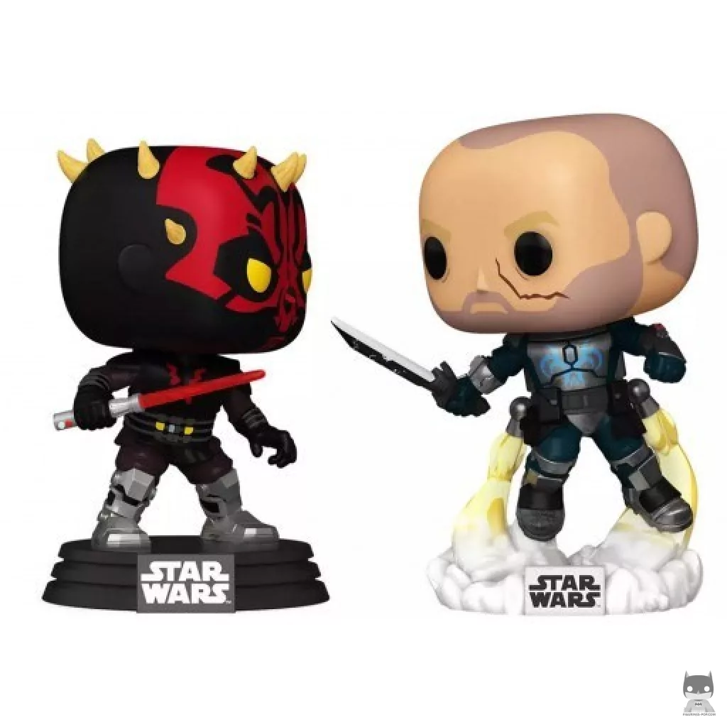 Figurine Funko POP Dark Maul vs Pre Vizsla (Star Wars : The Clone Wars)