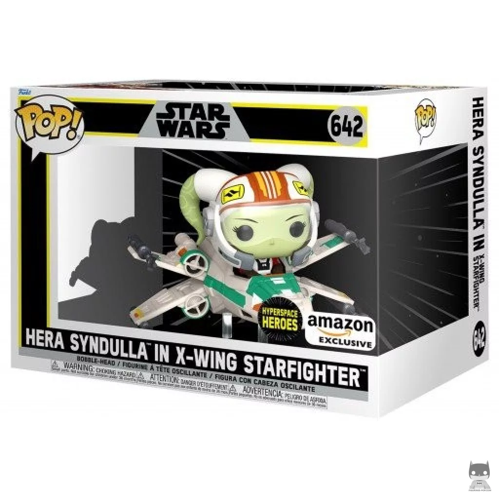 Figurine Funko POP Hyperspace Heroes : Hera dans le Chasseur X-Wing avec boîte