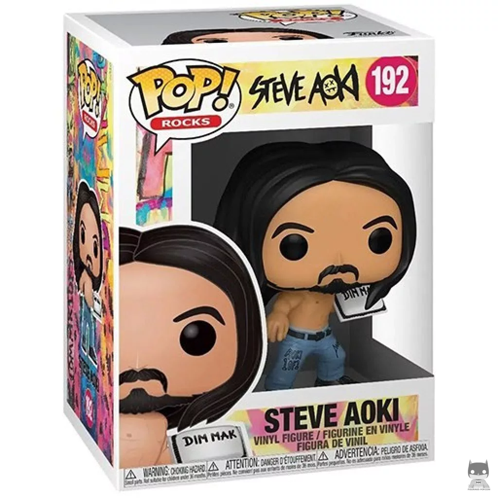 Figurine Funko POP Steve Aoki avec boîte