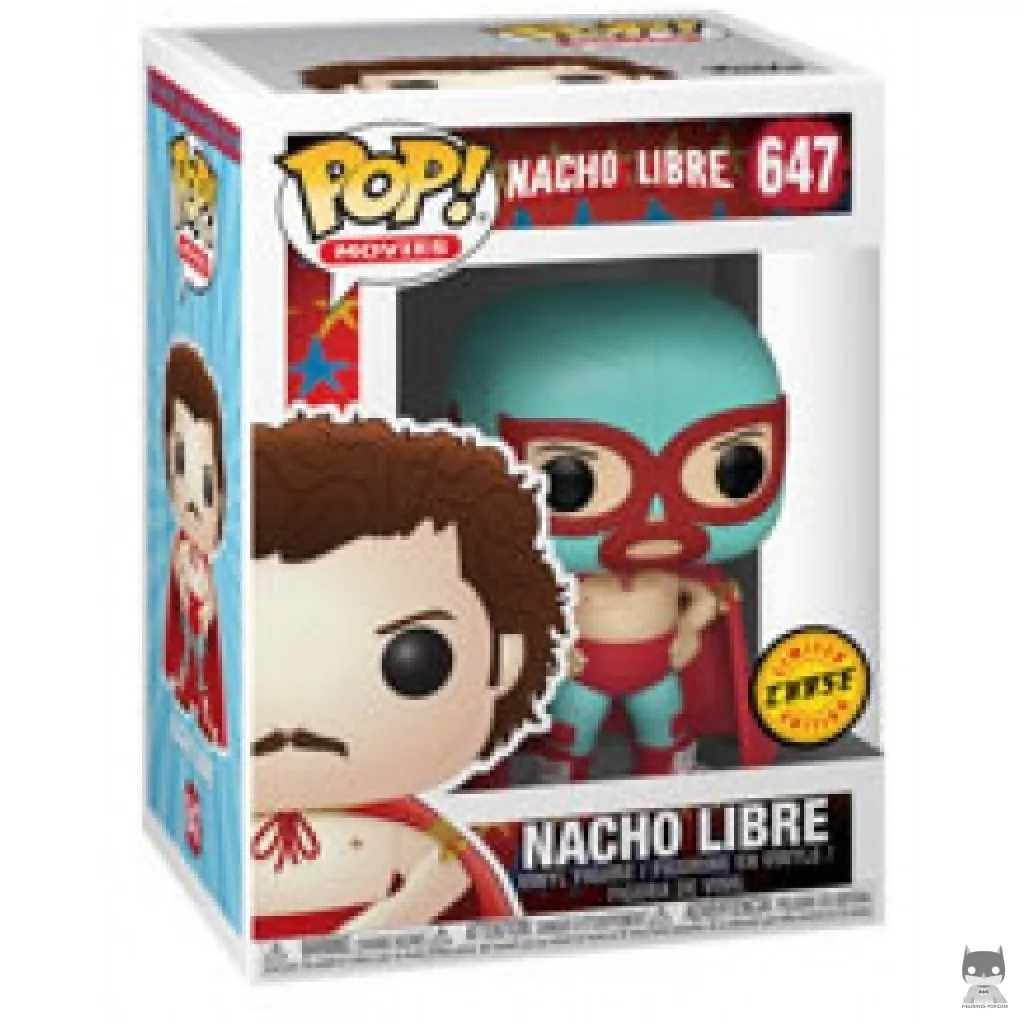 Figurine Funko POP Nacho Libre (Chase) avec boîte