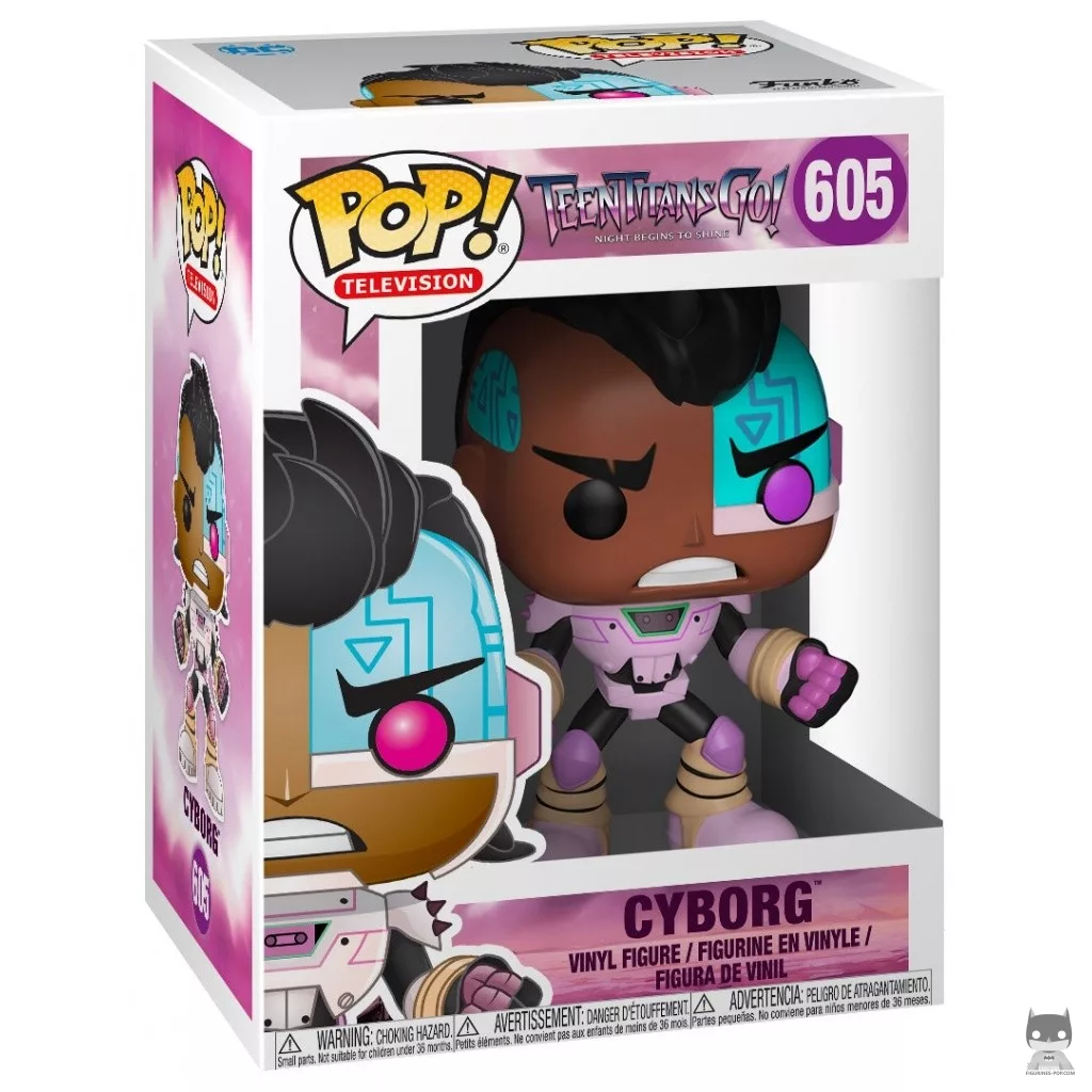 Figurine Funko POP Cyborg avec boîte