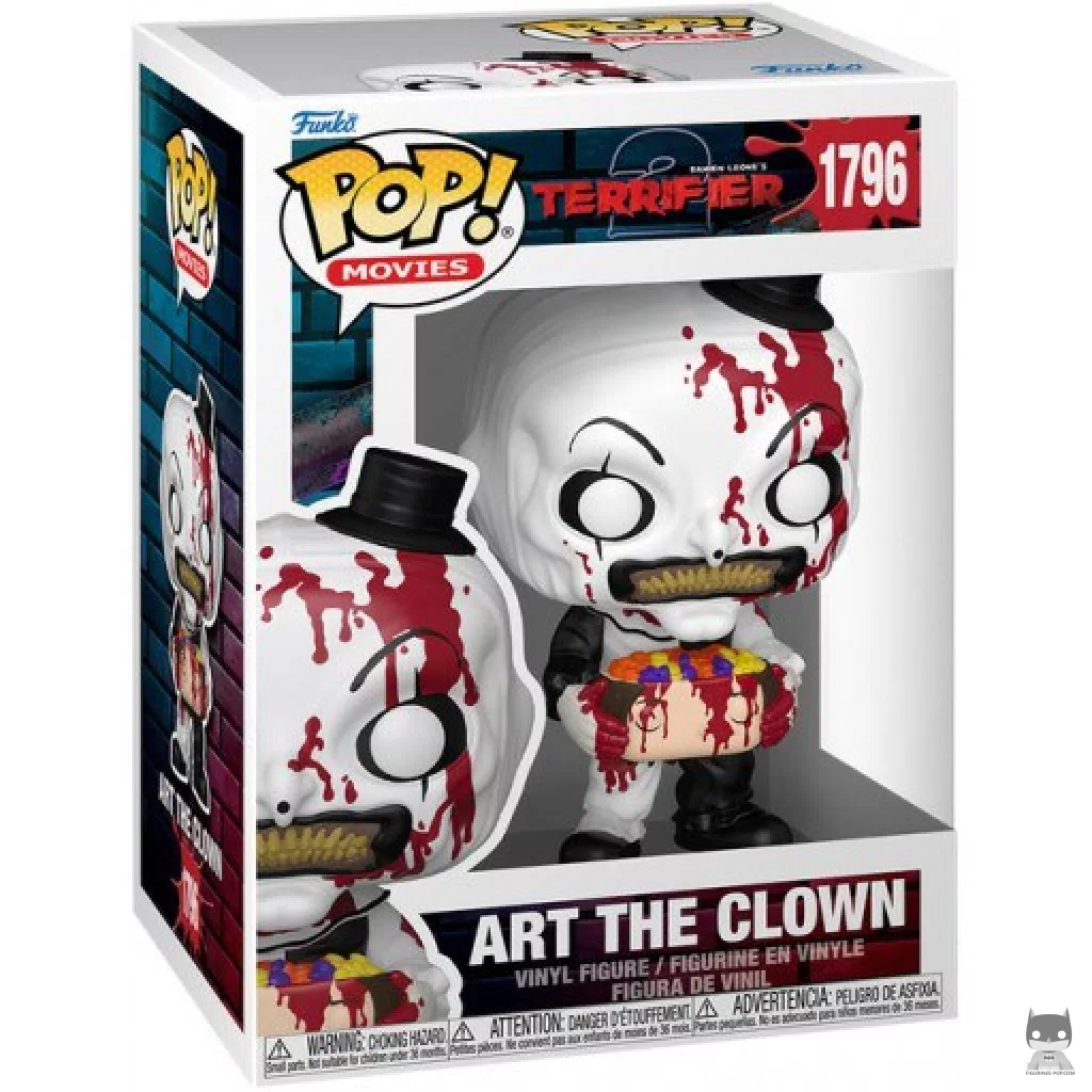 Figurine Funko POP Art le Clown (Ensanglanté) avec boîte