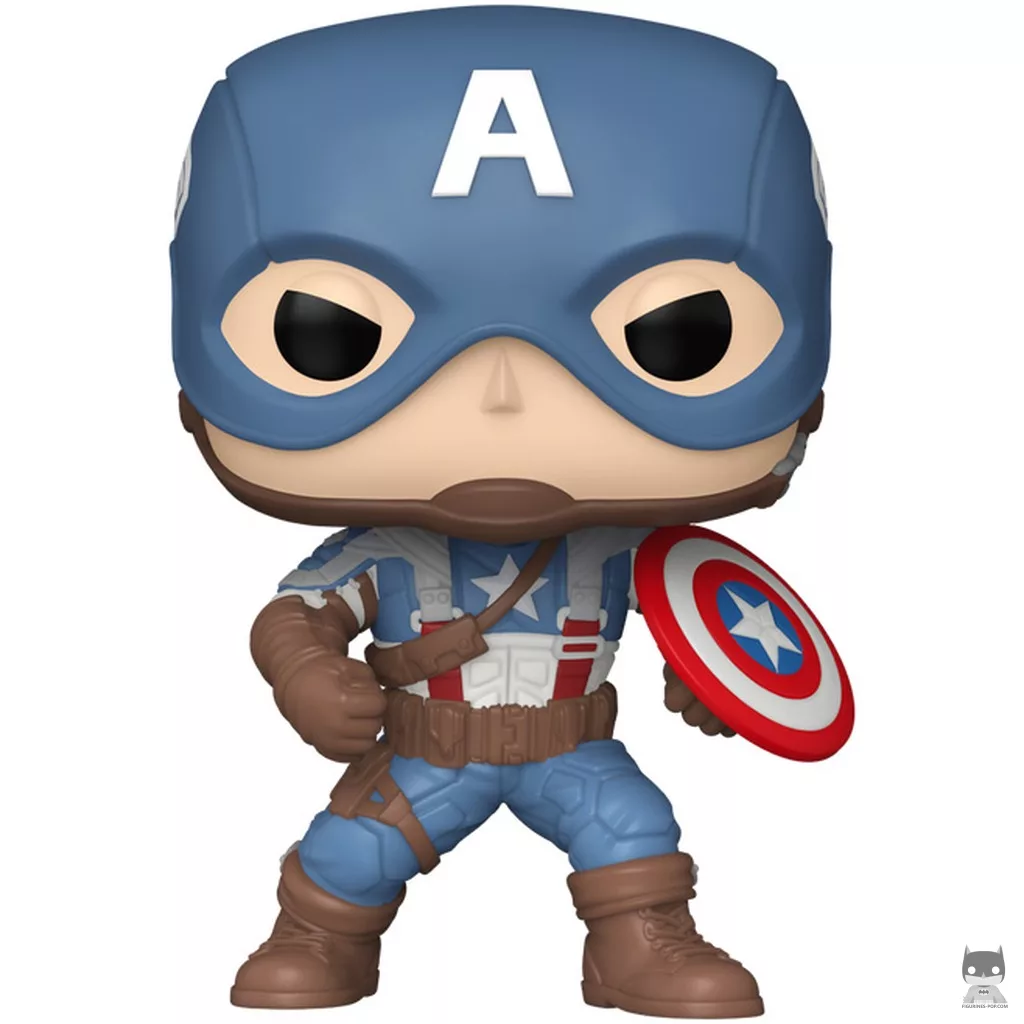 Figurine Funko POP Captain America with Helmet (The First Avenger) (The Infinity Saga)