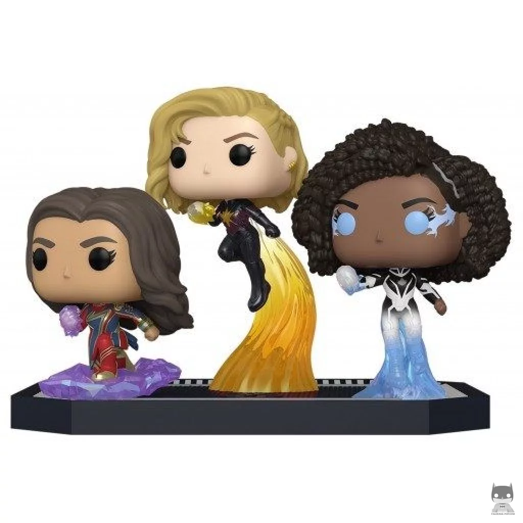 Figurine Funko POP Miss Marvel, Captain Marvel & Photon (The Marvels)