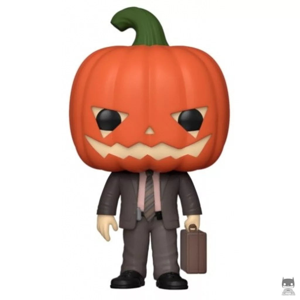 Figurine Funko POP Dwight avec tête de citrouille (The Office)