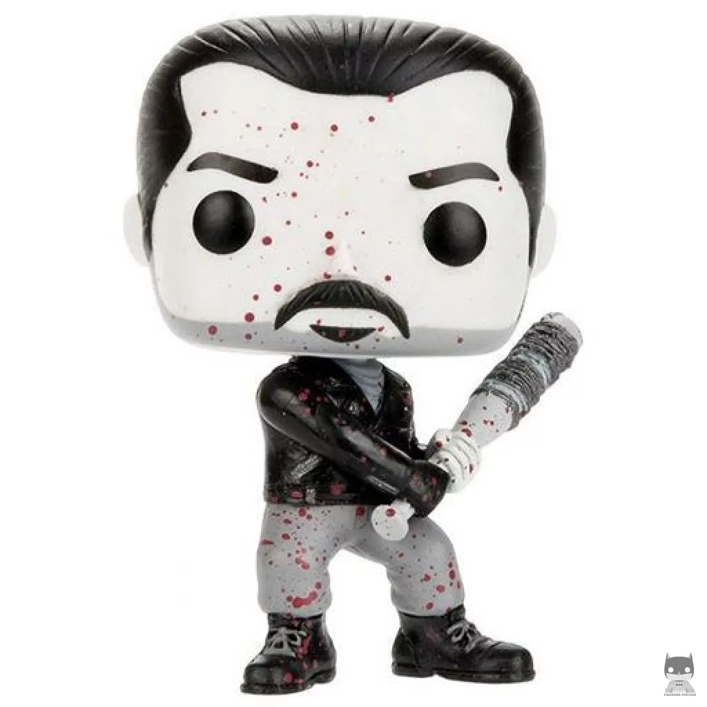 Figurine Funko POP Negan (Noir & Blanc) (Bloody) (The Walking Dead)
