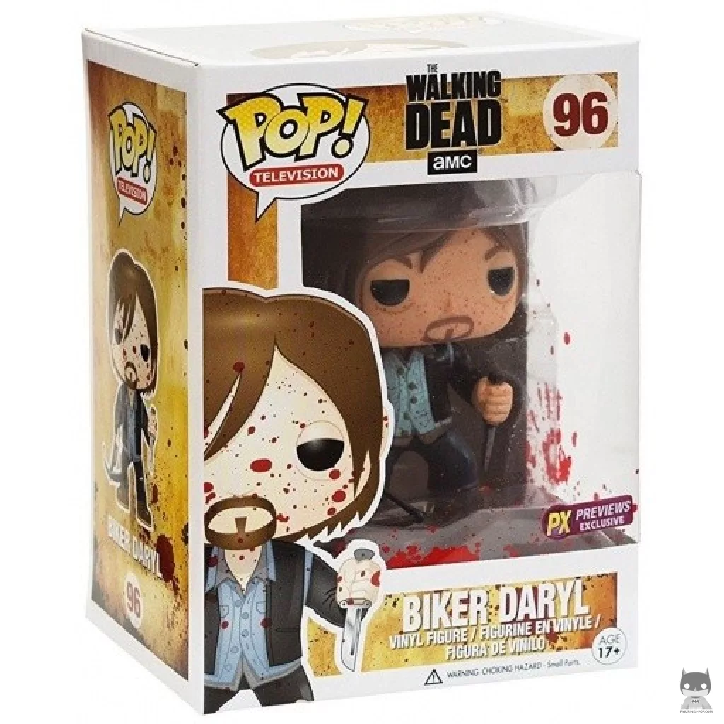 Figurine Funko POP Daryl Dixon Biker (Bloody) avec boîte