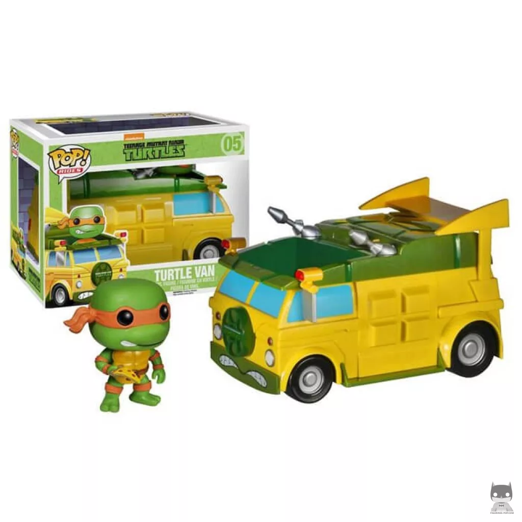 Figurine Funko POP Le Van des Tortues Ninja avec boîte