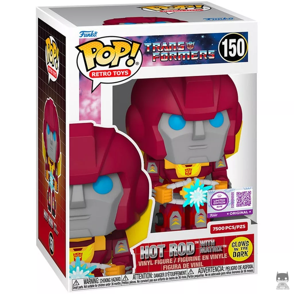 Figurine Funko POP Hot Rod avec Matrix (Glow in the Dark) avec boîte