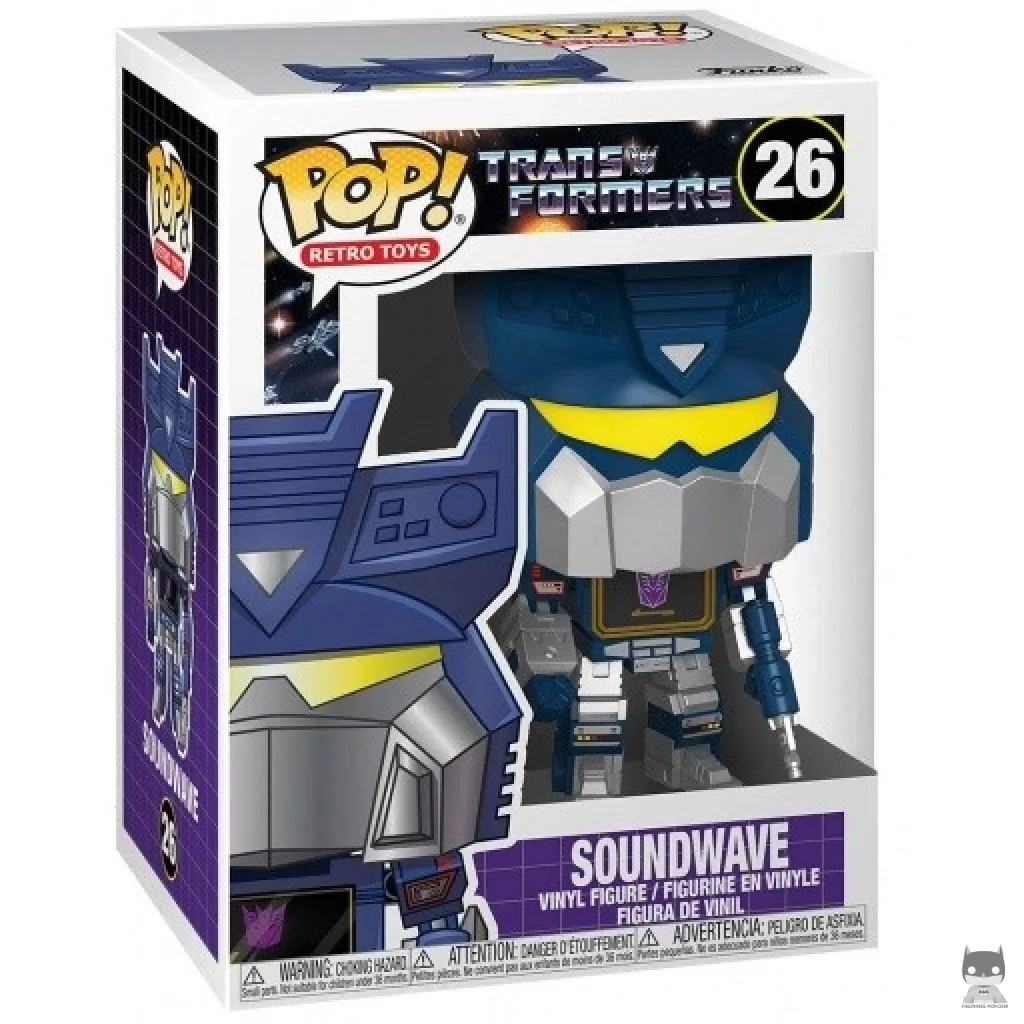Figurine Funko POP Soundwave avec boîte
