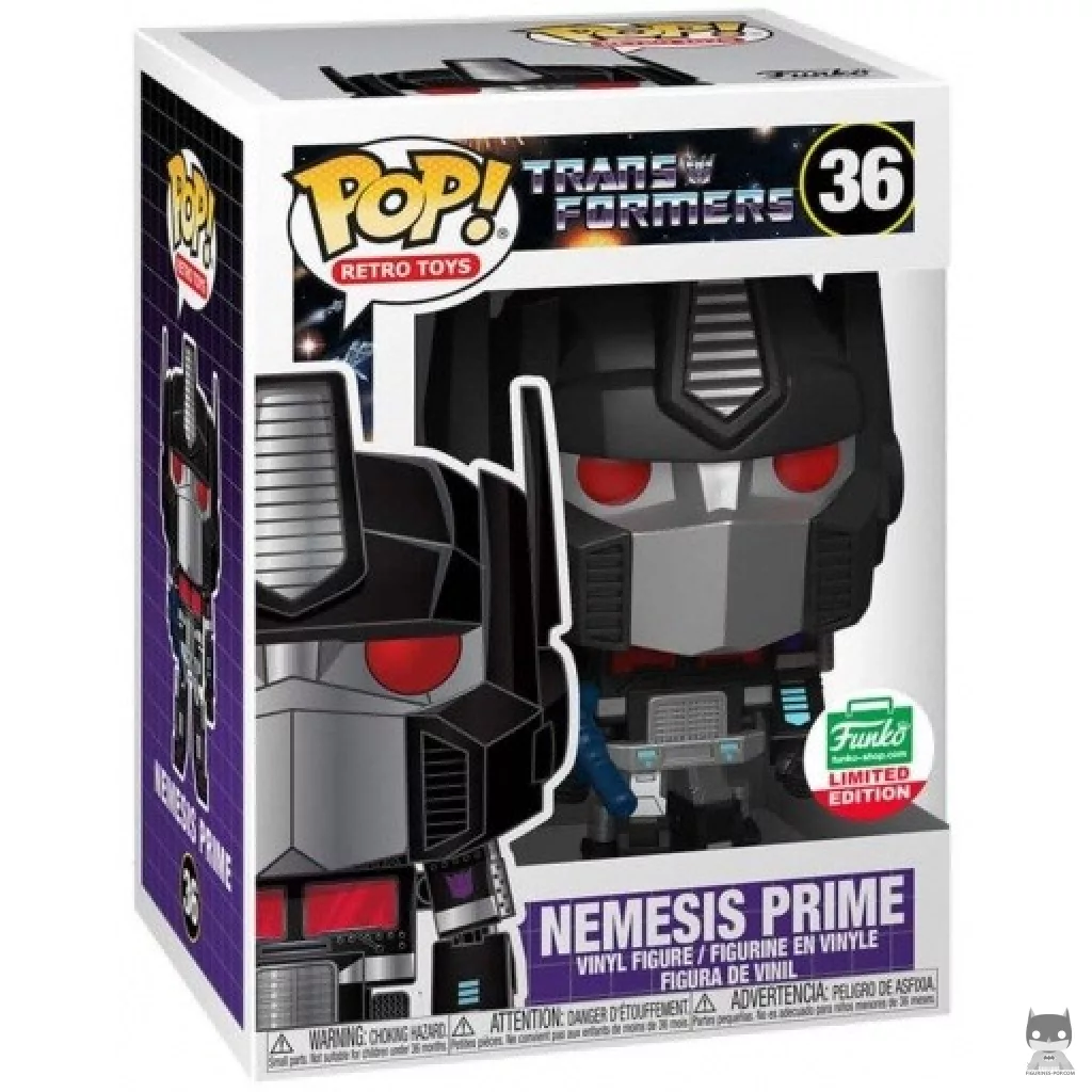 Figurine Funko POP Nemesis Prime avec boîte