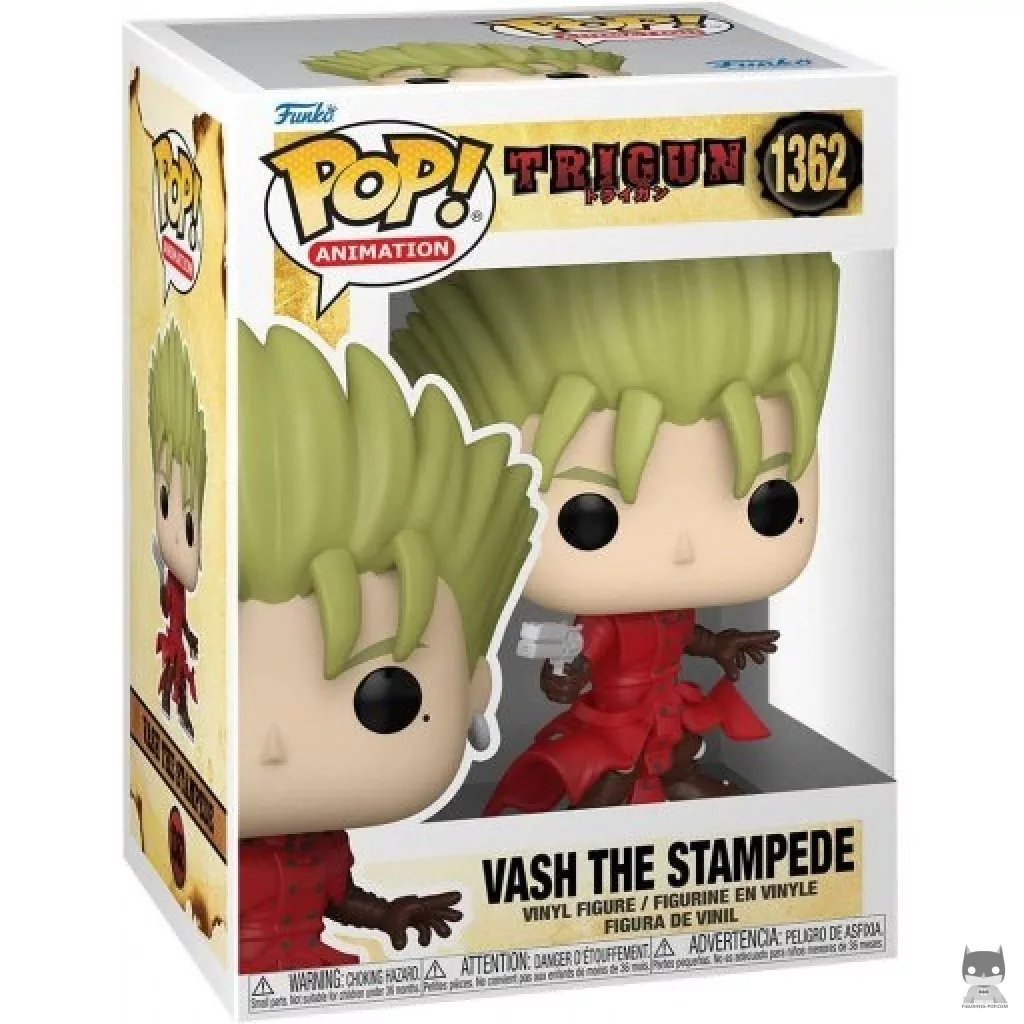 Figurine Funko POP Vash the Stampede avec boîte