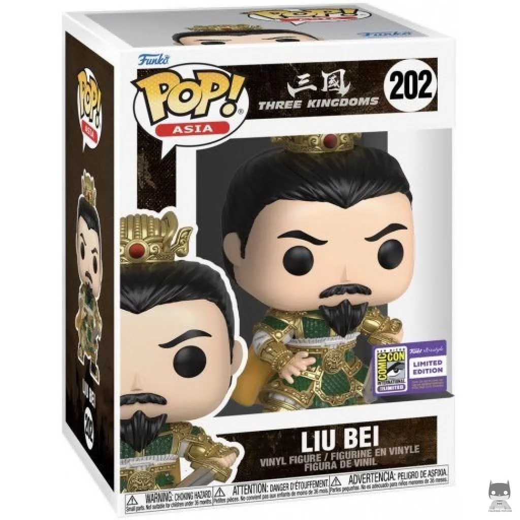 Figurine Funko POP Liu Bei avec boîte