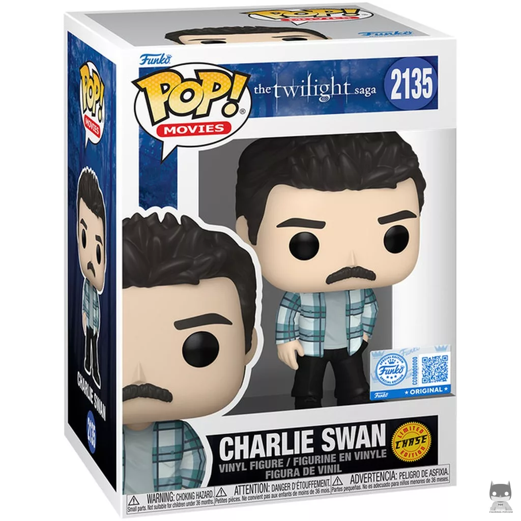 Figurine Funko POP Charlie Swan (Chase) avec boîte