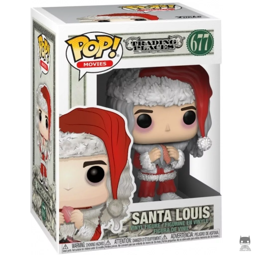 Figurine Funko POP Louis Père Noël avec boîte