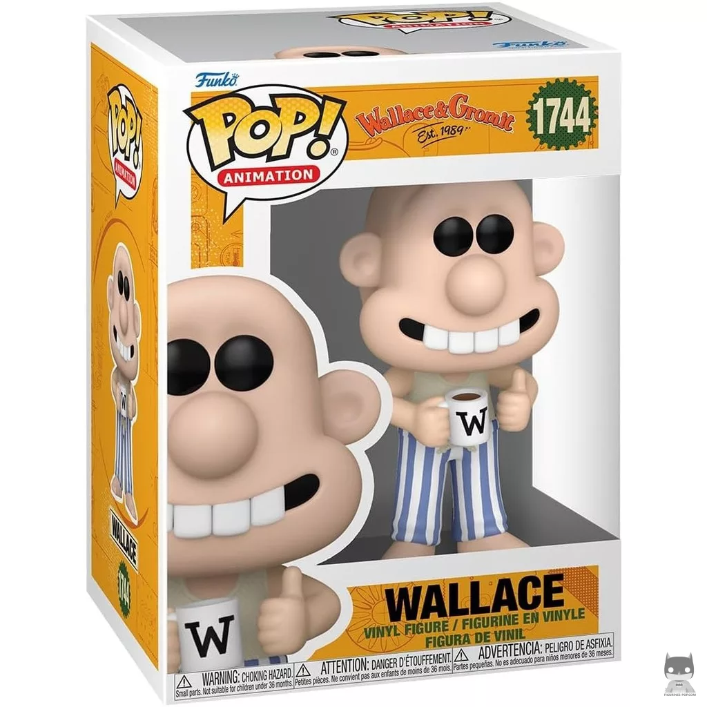 Figurine Funko POP Wallace en pyjama avec boîte