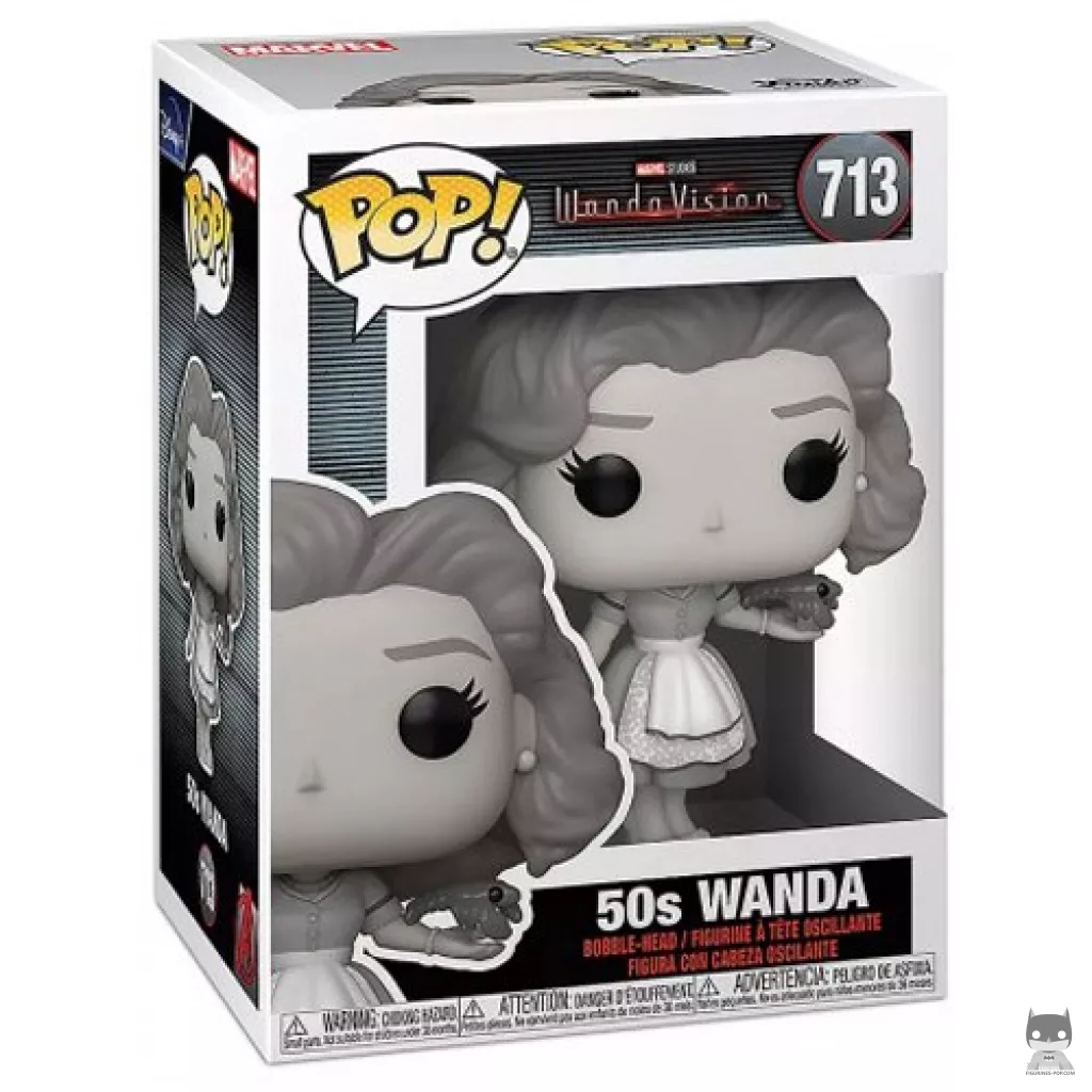 Figurine Funko POP Wanda 50's (Noir & Blanc) avec boîte