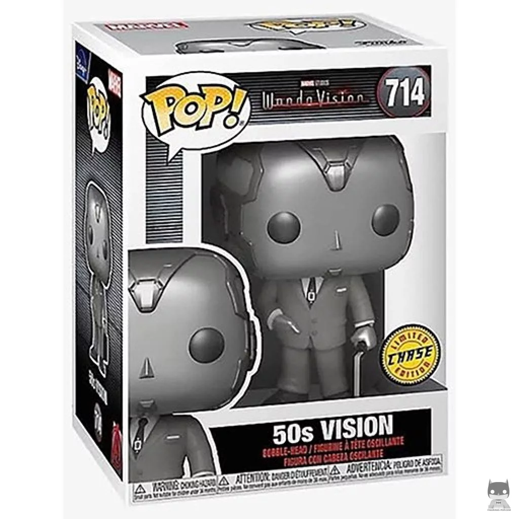 Figurine Funko POP Vision 50's (Chase) (Noir & Blanc) avec boîte