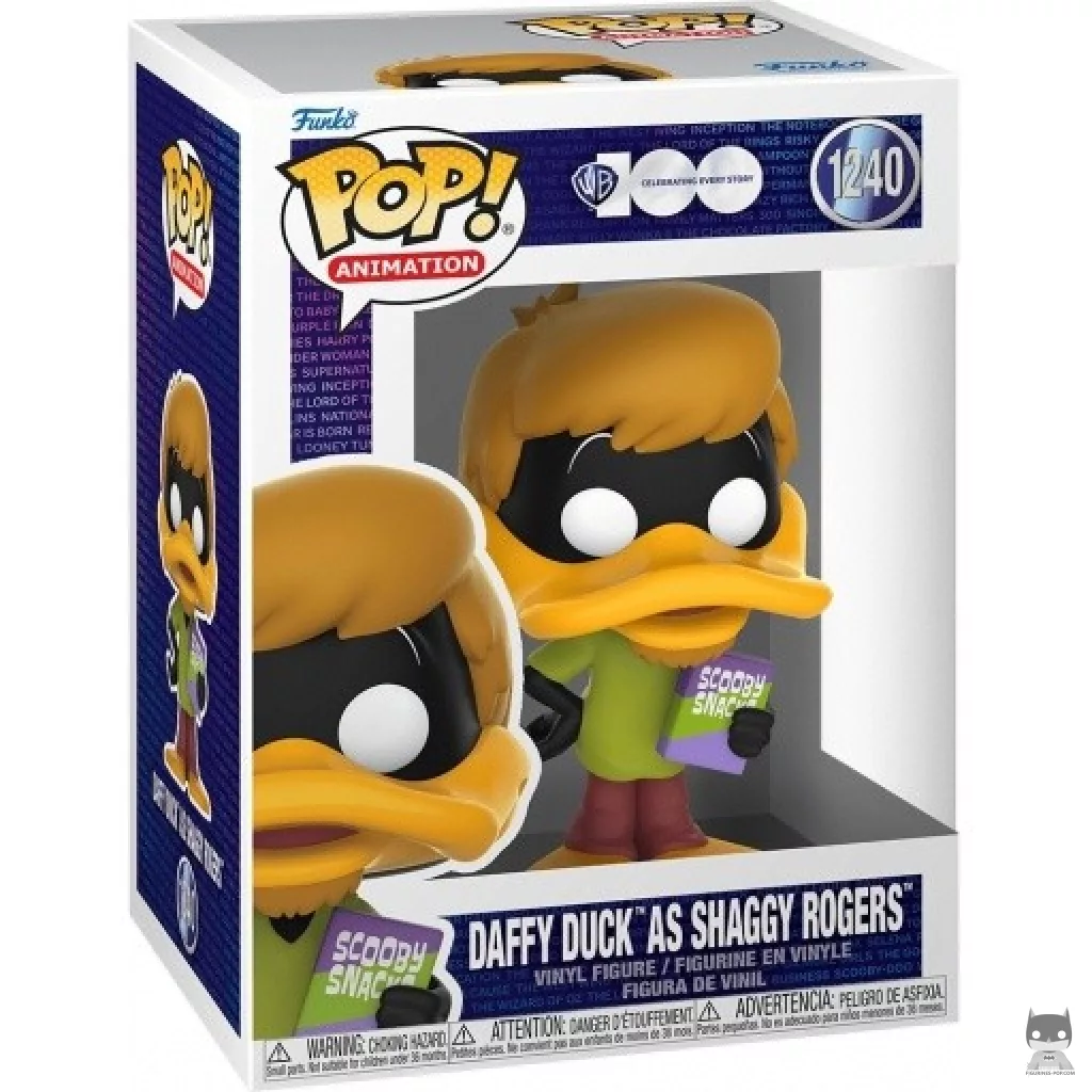 Figurine Funko POP Daffy Duck en Sammy Rogers avec boîte