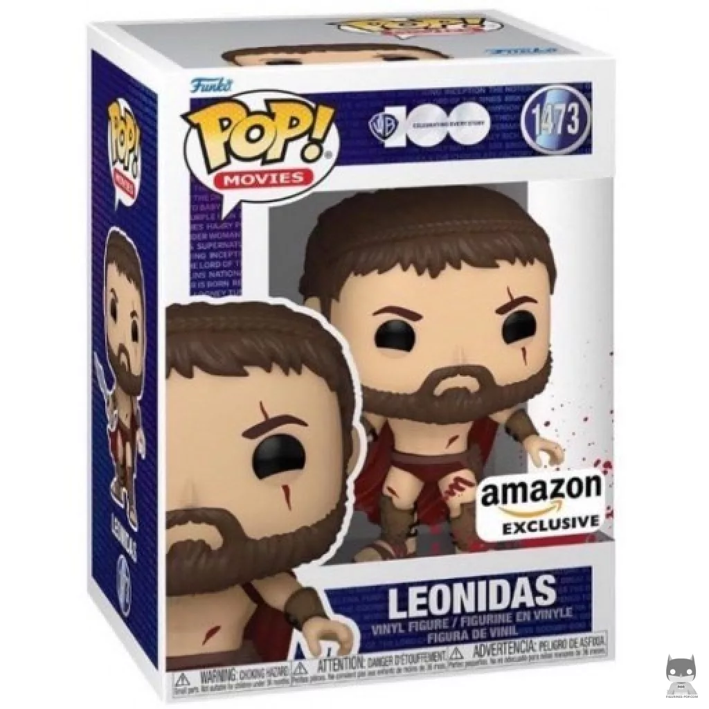 Figurine Funko POP Leonidas (300) (Bloody) avec boîte