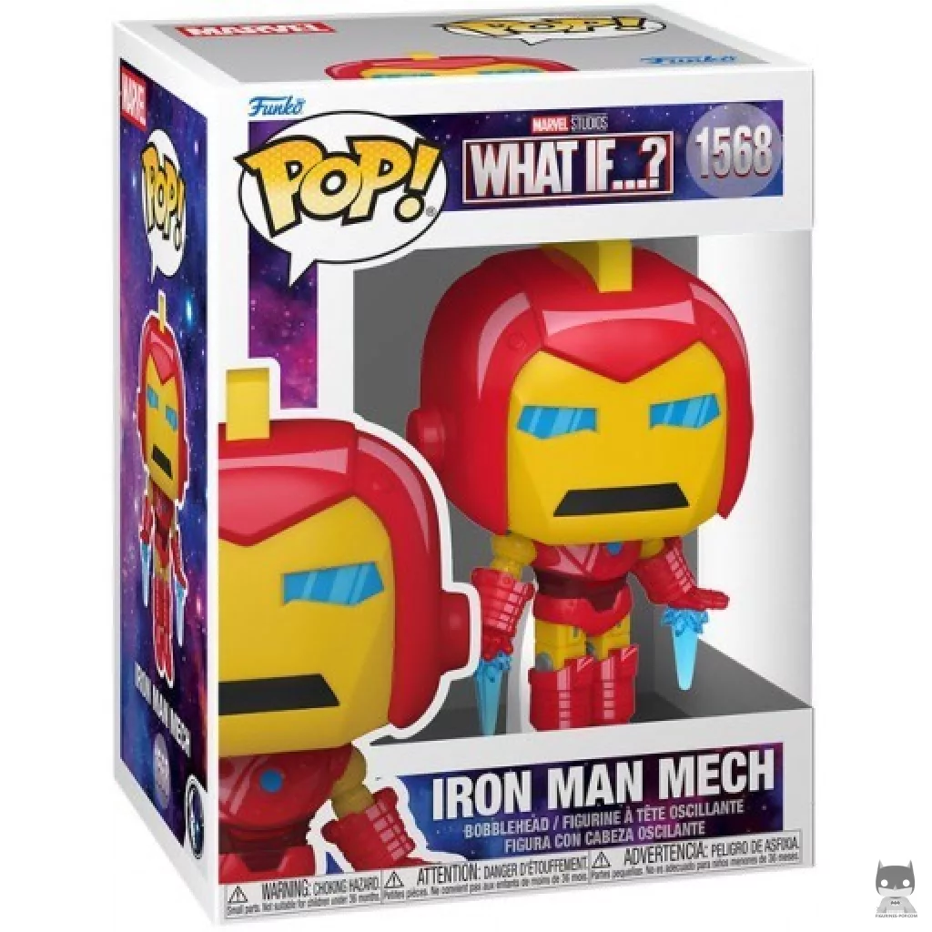 Figurine Funko POP Iron Man Robot avec boîte