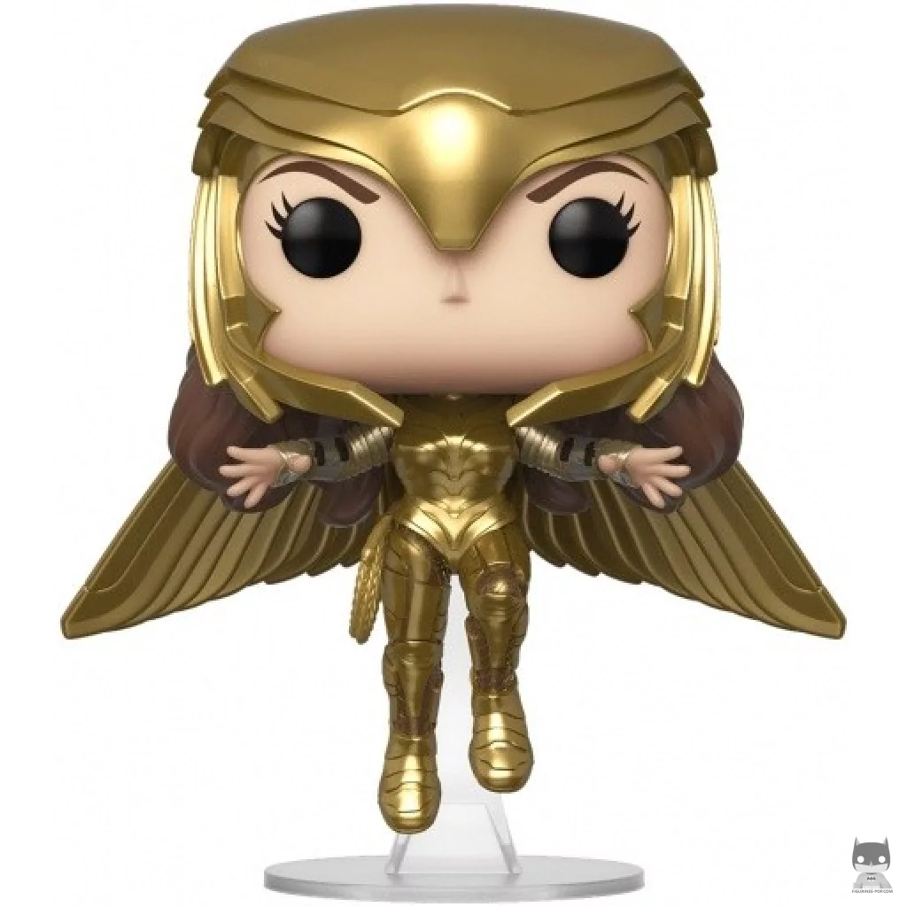 Figurine Funko POP Wonder Woman Armure en Or en vol (Metallic) (Wonder Woman 1984)