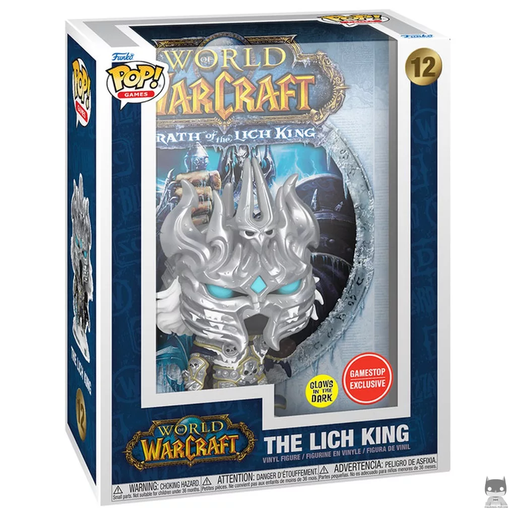 Figurine Funko POP Roi Liche (Game Covers & Glow in the Dark) avec boîte