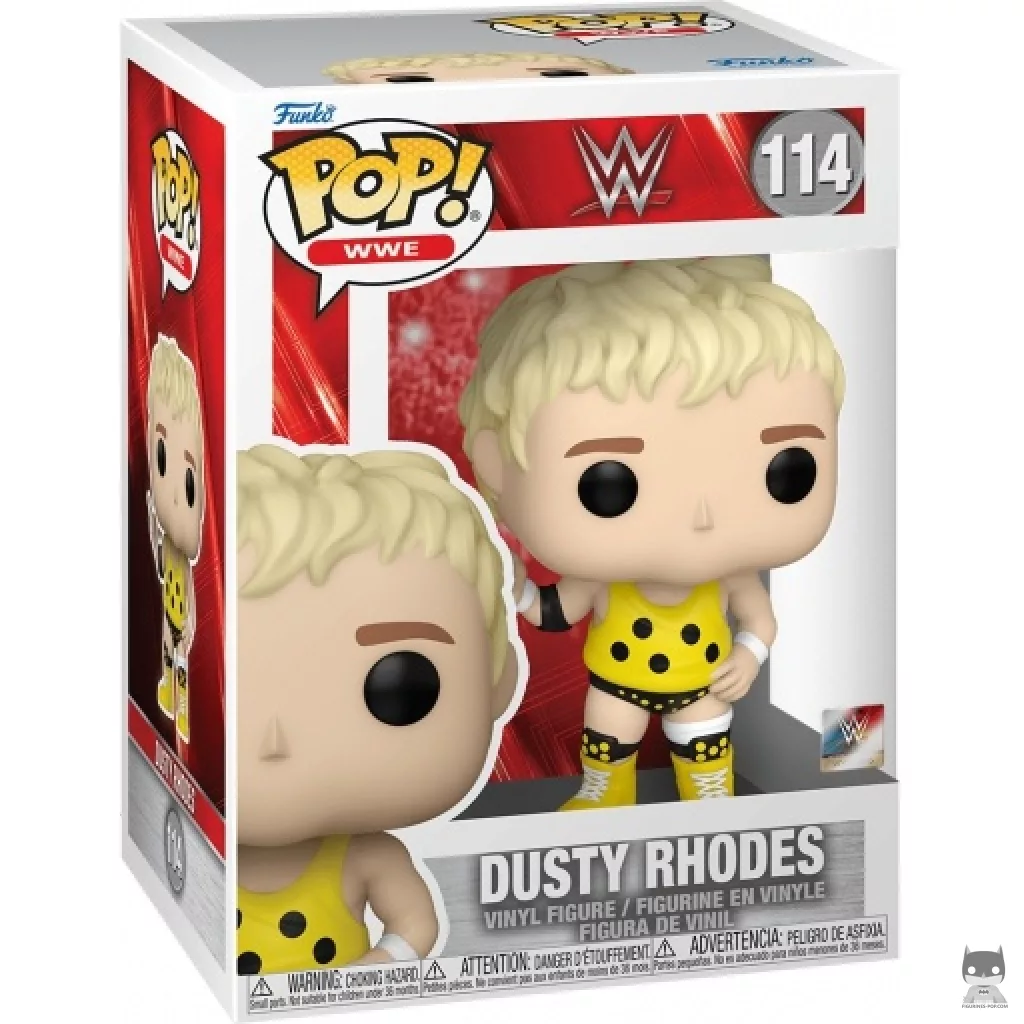 Figurine Funko POP Dusty Rhodes avec boîte