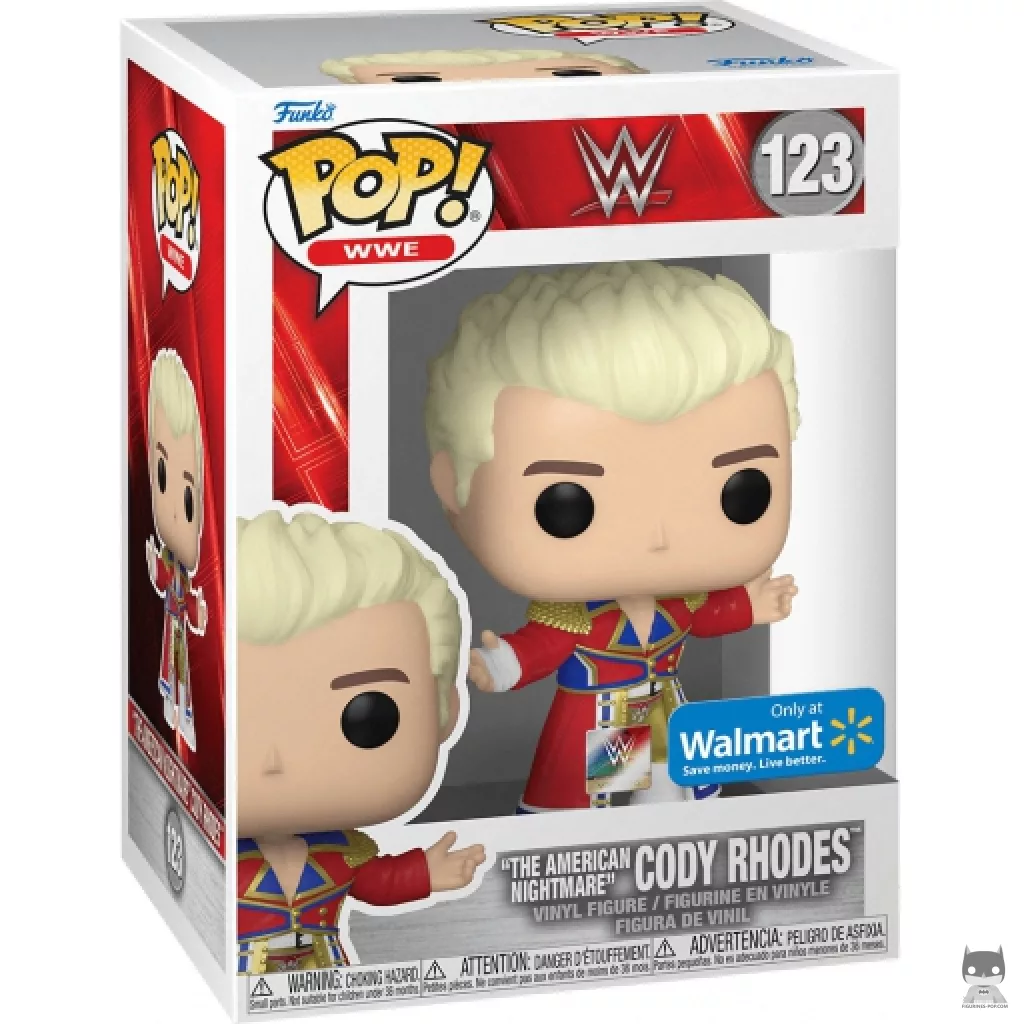 Figurine Funko POP The American Nightmare Cody Rhodes avec boîte
