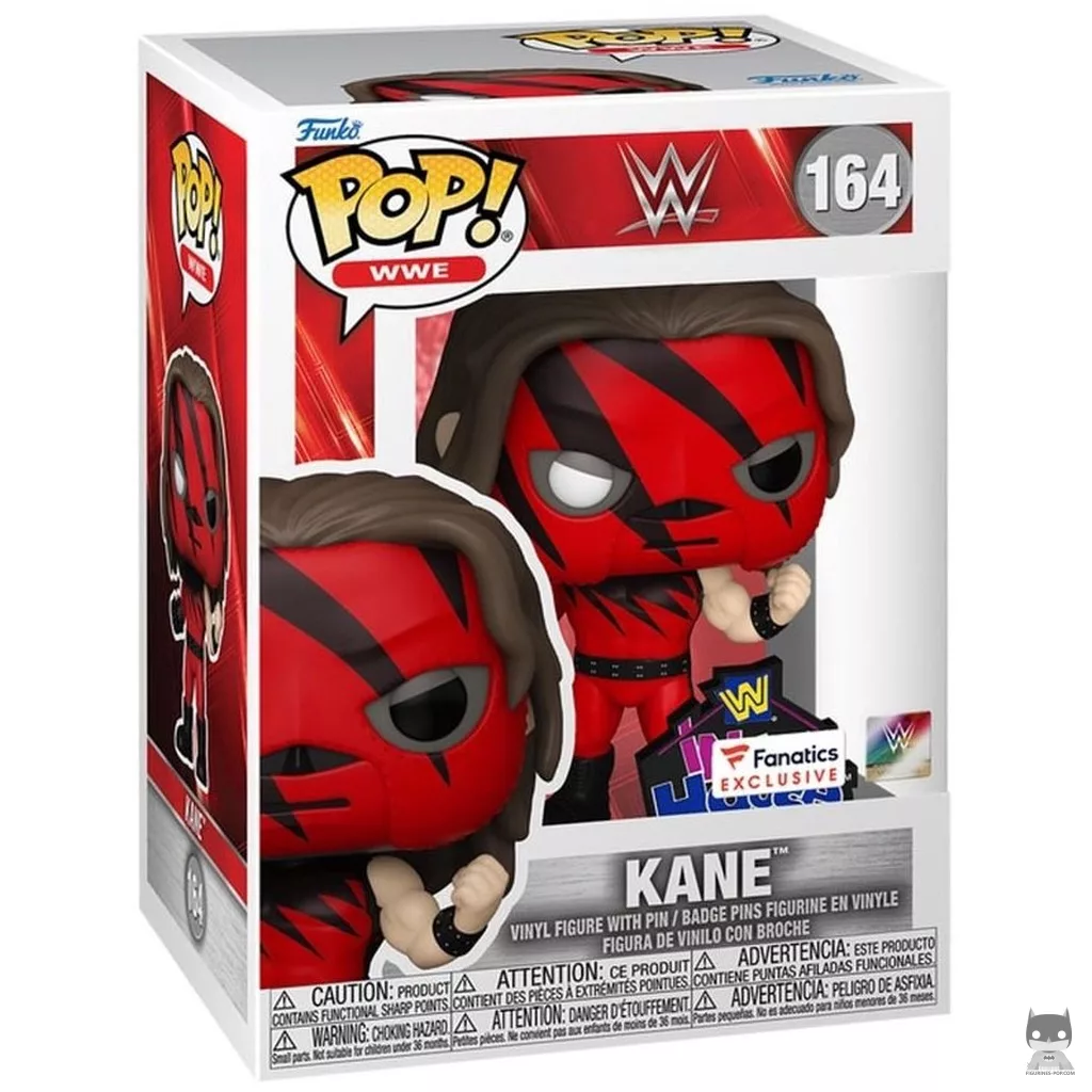 Figurine Funko POP Kane avec pin's In Your House avec boîte