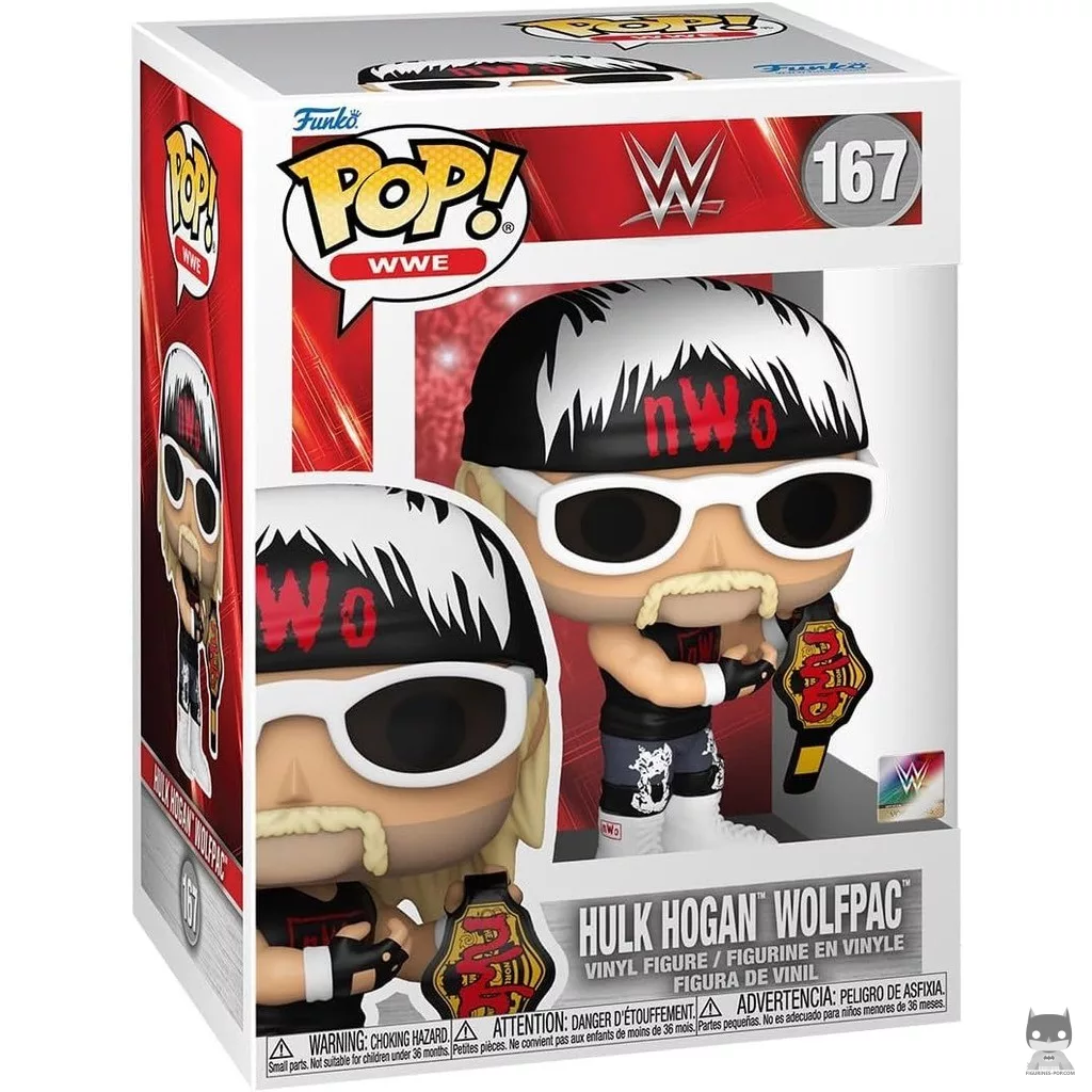 Figurine Funko POP Hulk Hogan (Wolfpac) avec boîte